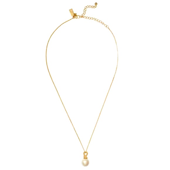 KATE SPADE • Sailor’s Knot Pearl Pendant Matching Necklace and Earrings Set - Picture 4 of 9
